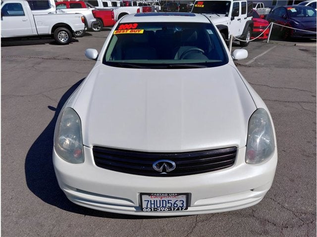 2003 INFINITI G35 Sedan G35 Sedan 4D